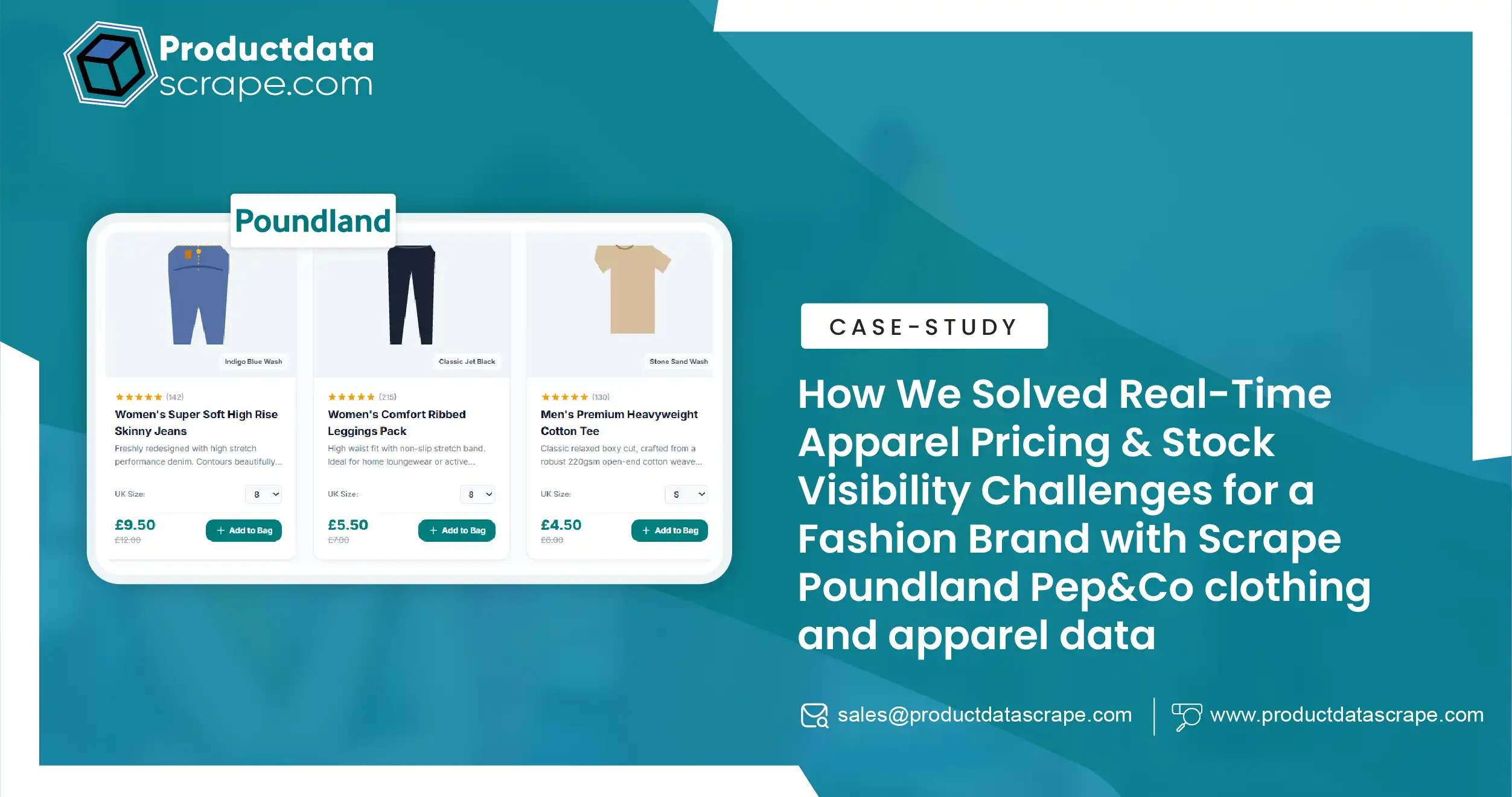 How We Enabled a Fashion Retail Analytics Brand to Track Apparel Data Using Poundland Pep&Co Data Scraping